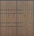 Custom Sliding Black Aluminum Doors - Style 08 - 2 doors  - Dark Aloe Wood