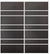 Custom Sliding White Aluminum Doors - Style 09 - 2 doors  - Premium Wenge