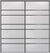 Custom Sliding Black Aluminum Doors - Style 09 - 2 doors  - White Wenge