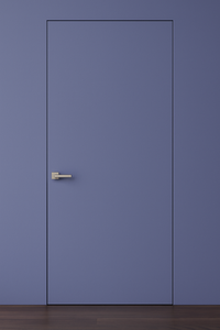 Primed Solid Frameless Door Example For Painting Smoky Lavender - Doors and Beyond