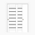 Nova Domino 01 Soft White Laminated Modern ByPass Door