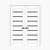 Nova Domino 01 Soft White Laminated Modern Double Pre-hung Door