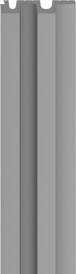 VOX Linerio L-Line Grey Slat Panel 104 5/16" x 4 13/16" x 13/16"