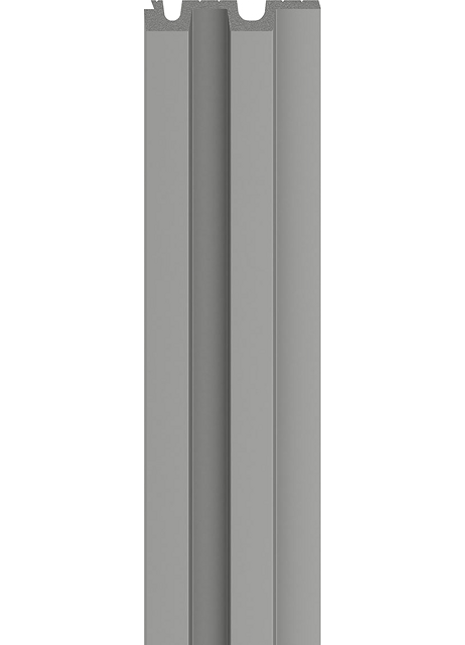 VOX Linerio L-Line Grey Slat Panel 104 5/16" x 4 13/16" x 13/16" - Doors and Beyond