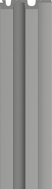 VOX Linerio L-Line Grey Slat Panel 104 5/16" x 4 13/16" x 13/16" - Doors and Beyond