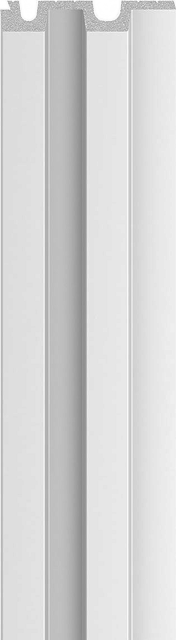 VOX Linerio L-Line White Slat Panel 104 5/16" x 4 13/16" x 13/16" - Doors and Beyond