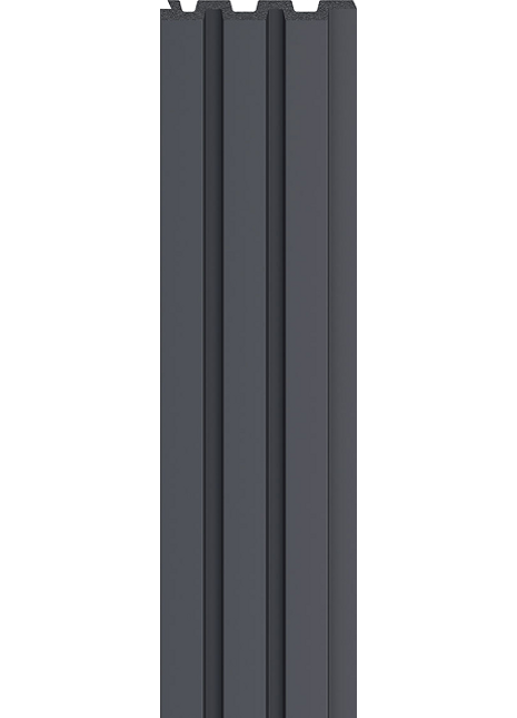 VOX Linerio M-Line Anthracite Slat Panel 104 5/16" 4 13/16" x 3/8" - Doors and Beyond