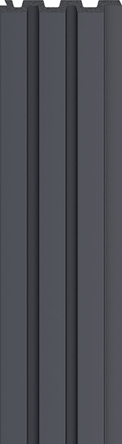 VOX Linerio M-Line Anthracite Slat Panel 104 5/16" 4 13/16" x 3/8" - Doors and Beyond