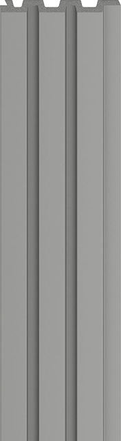 VOX Linerio M-Line Grey Slat Panel 104 5/16" 4 13/16" x 3/8" - Doors and Beyond
