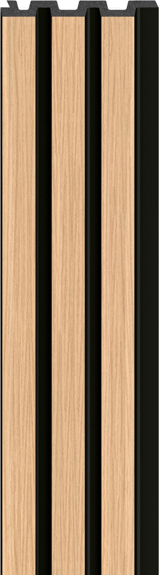 VOX Linerio M-Line Natural with Black Slat Panel 104 5/16" 4 13/16" x 3/8"