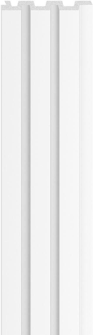 VOX Linerio M-Line White Slat Panel 104 5/16" 4 13/16" x 3/8"