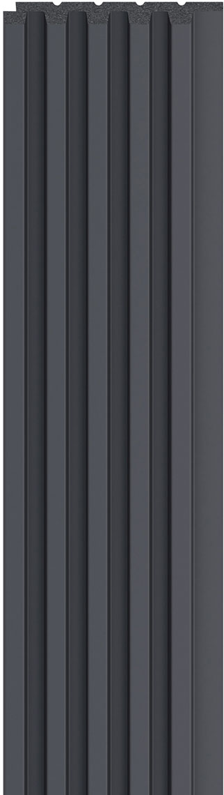 VOX Linerio S-Line Anthracite Slat Panel 104 5/16" x 4 13/16" x 3/8" - Doors and Beyond