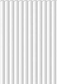 VOX Linerio XS-Line Wave White Slat Panel 12 1/16" x 104 5/16" x 1/4" - Doors and Beyond