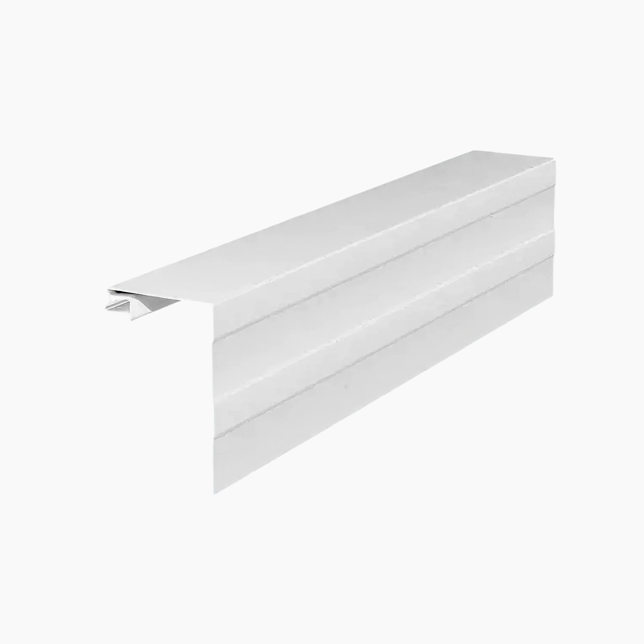 Facade Flashing Small SV-17 White 120“(10') - 1 Pc - Doors and Beyond