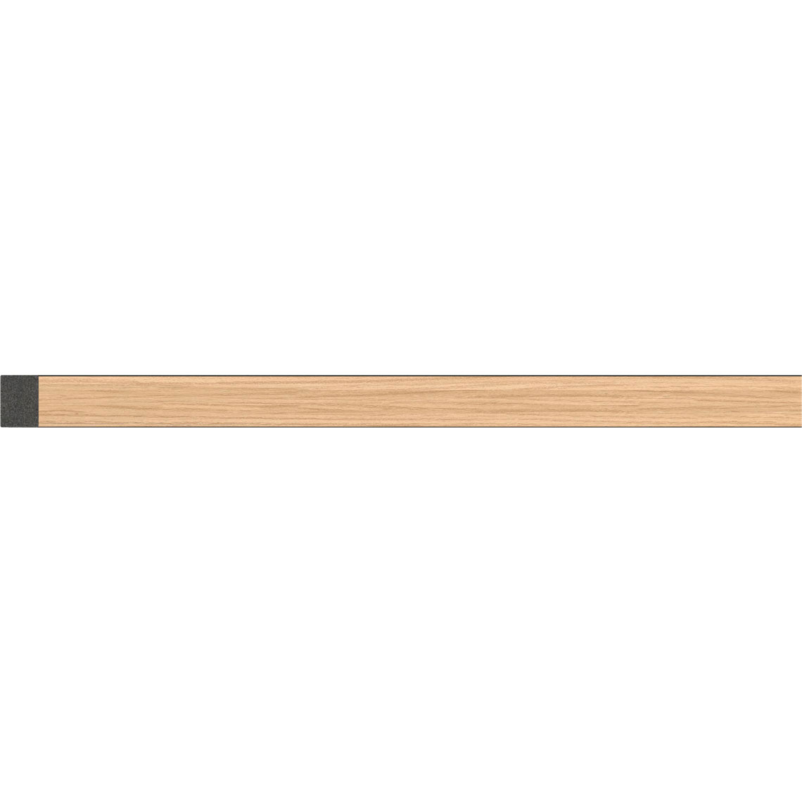 VOX U-Trim Linerio S/M Natrual with Black 104 5/16” x 1" x 1/2" - Doors and Beyond