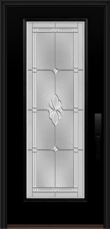 ProVia Legacy Single Entry Door 460 Style Somerset Decorative Glass with Zinc Caming and Low-E - Doors and Beyond