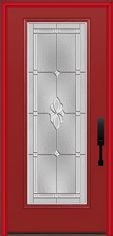 ProVia Legacy Single Entry Door 460 Style Somerset Decorative Glass with Zinc Caming and Low-E - Doors and Beyond