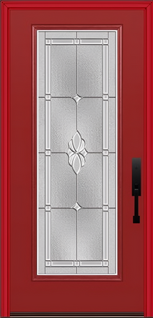 ProVia Legacy Single Entry Door 460 Style Somerset Decorative Glass with Zinc Caming and Low-E - Doors and Beyond
