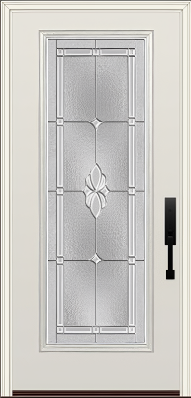 ProVia Legacy Single Entry Door 460 Style Somerset Decorative Glass with Zinc Caming and Low-E - Doors and Beyond