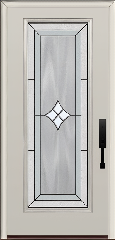ProVia Legacy Single Entry Door 460 Style Aria Decorative Glass with Patina Caming and Low-E - Doors and Beyond
