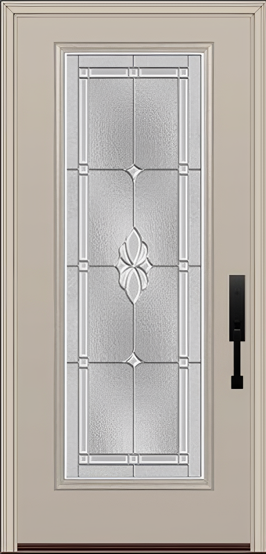 ProVia Legacy Single Entry Door 460 Style Somerset Decorative Glass with Zinc Caming and Low-E - Doors and Beyond