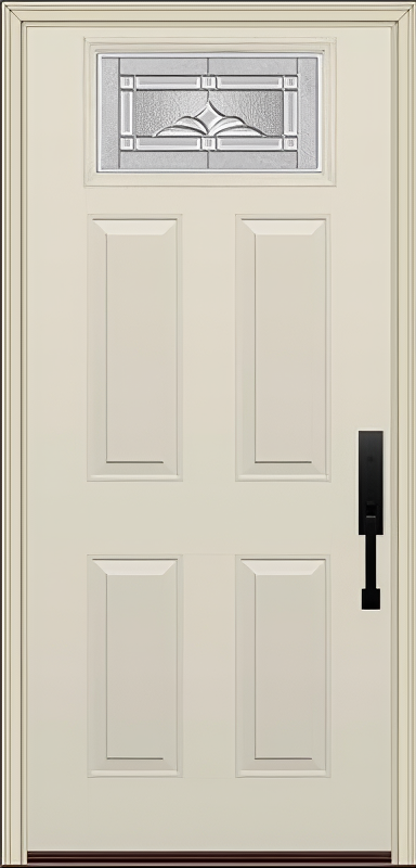 ProVia Legacy Single Entry Door 420 Style Somerset Decorative Glass with Zinc Caming and Low-E - Doors and Beyond