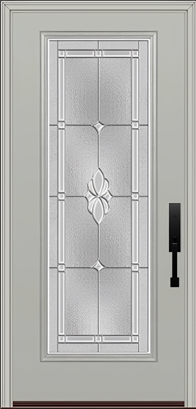 ProVia Legacy Single Entry Door 460 Style Somerset Decorative Glass with Zinc Caming and Low-E - Doors and Beyond