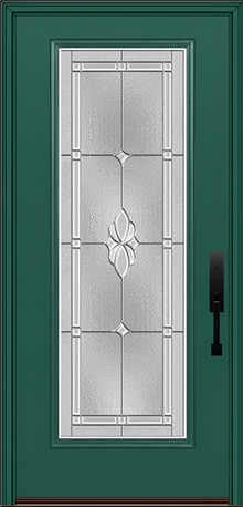 ProVia Legacy Single Entry Door 460 Style Somerset Decorative Glass with Zinc Caming and Low-E - Doors and Beyond