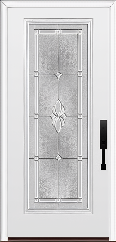 ProVia Legacy Single Entry Door 460 Style Somerset Decorative Glass with Zinc Caming and Low-E - Doors and Beyond