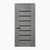 Nova Domino 01 Wenge Modern Laminated Modern Single Pre-hung Door - Doors and Beyond