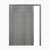 Nova Domino 02 Wenge Modern Laminated Modern ByPass Door