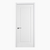 Nova 1 Panel Soft White Laminated Modern Single Pre-Hung Door - Doors and Beyond